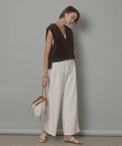 CADUNE(カデュネ) |ドロストデニムパンツ