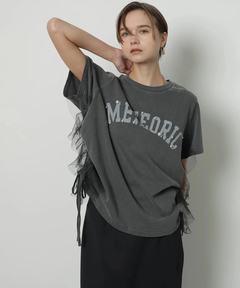 限定アウトレットセール：通販 | サイドチュールロゴT-shirt Tシャツ・カットソー CADUNE | トップス