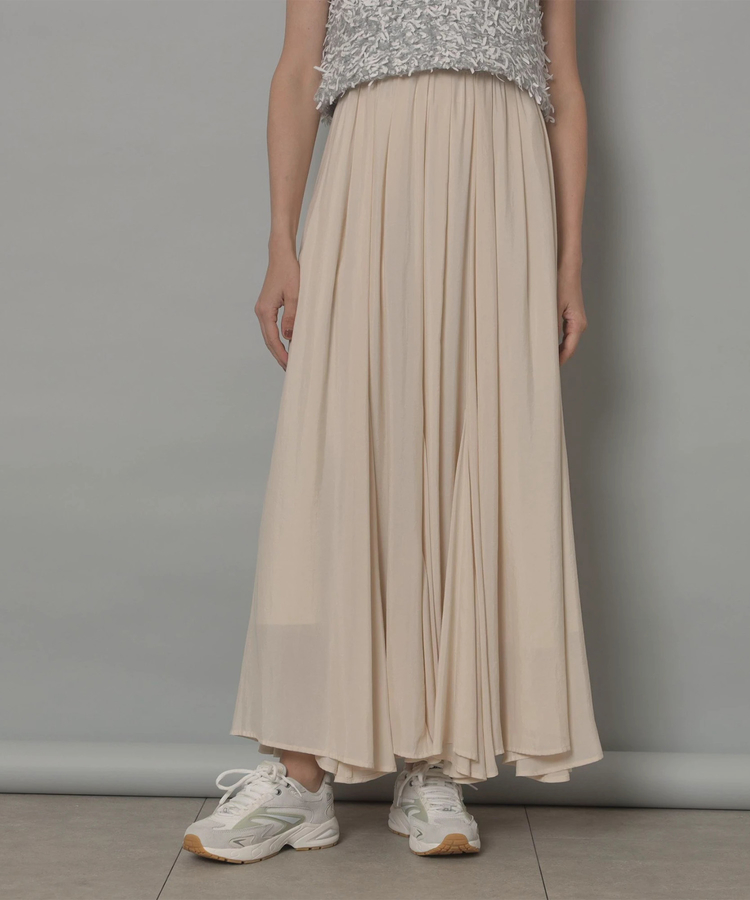 CADUNE　フレアスカート　ホワイト　36 CADUNE（カデュネ）の「フレアスカート（スカート）」 - WEAR