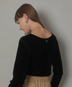 CADUNE(カデュネ) |シアーベロアカットソー