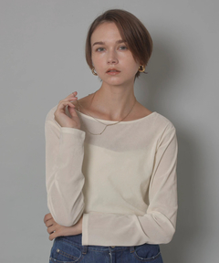 CADUNE(カデュネ) |シアーベロアカットソー