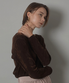 CADUNE(カデュネ) |シアーベロアカットソー
