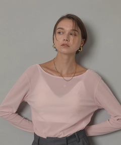 CADUNE(カデュネ) |シアーベロアカットソー