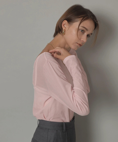 CADUNE(カデュネ) |シアーベロアカットソー