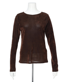 CADUNE(カデュネ) |シアーベロアカットソー