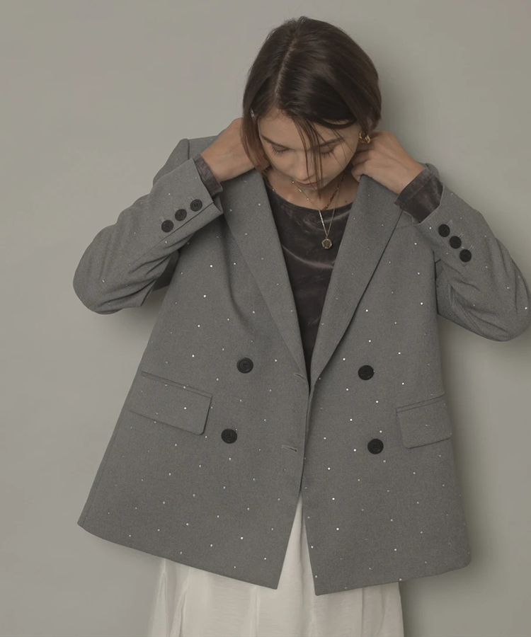 CADUNE(カデュネ) |≪店舗限定≫バックスリットリボンジャケット