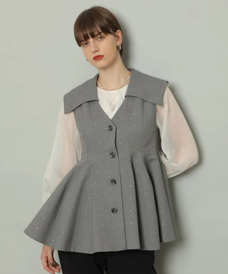 アルページュストーリー　グレージャケット ランタンジレ | ジャケット | CADUNE（カデュネ） │【公式通販