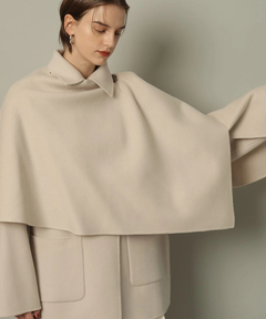 CADUNE(カデュネ) |ストール付きリバーコート