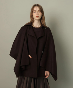 CADUNE(カデュネ) |ストール付きリバーコート