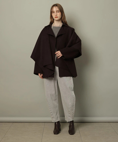 CADUNE(カデュネ) |ストール付きリバーコート