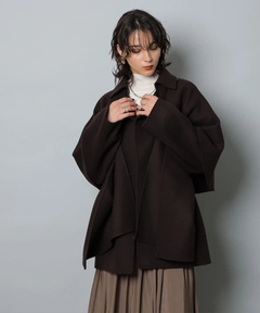 CADUNE(カデュネ) |ストール付きリバーコート