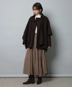 CADUNE(カデュネ) |ストール付きリバーコート