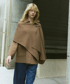 CADUNE(カデュネ) |ストール付きリバーコート