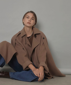 CADUNE(カデュネ) |ストール付きリバーコート