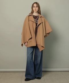 CADUNE(カデュネ) |ストール付きリバーコート