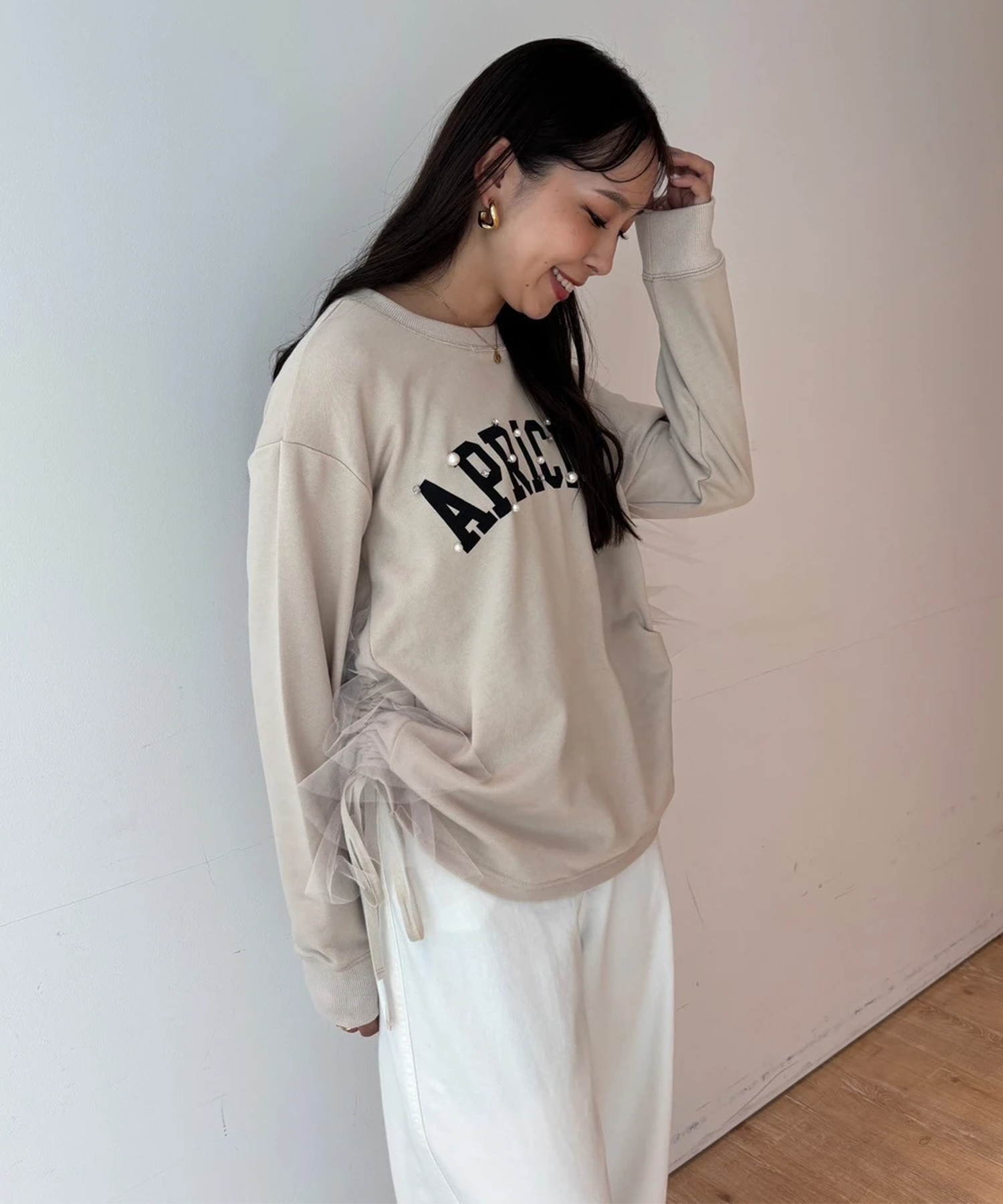 CADUNE カデュネ サイドチュールロゴT-shirt サイドチュールロゴT-shirt | Tシャツ・カットソー | CADUNE