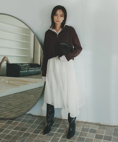 カデュネ　新品正規品　≪店舗限定≫サイドチュールロゴスウェット　紺 ≪店舗限定≫サイドチュールロゴスウェット | Tシャツ