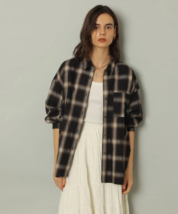 リラックスチェックシャツ | シャツ・ブラウス | CADUNE（カデュネ