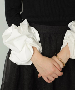 CADUNE(カデュネ) |袖バルーンニット