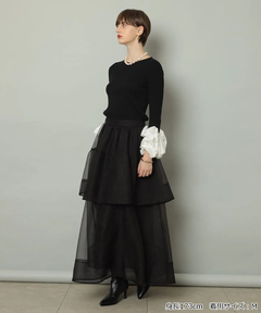 CADUNE(カデュネ) |袖バルーンニット