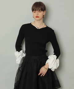 CADUNE(カデュネ) |袖バルーンニット