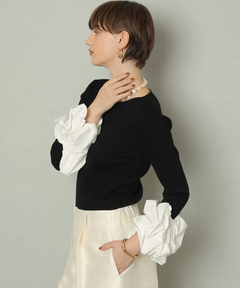 CADUNE(カデュネ) |袖バルーンニット
