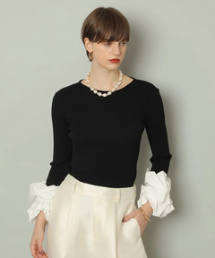 CADUNE(カデュネ) |袖バルーンニット