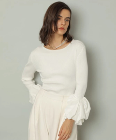 CADUNE(カデュネ) |袖バルーンニット