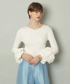 CADUNE(カデュネ) |袖バルーンニット