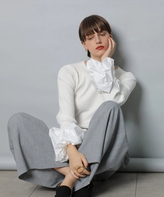 CADUNE(カデュネ) |袖バルーンニット