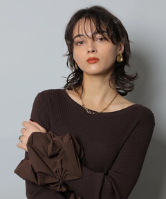 CADUNE(カデュネ) |袖バルーンニット