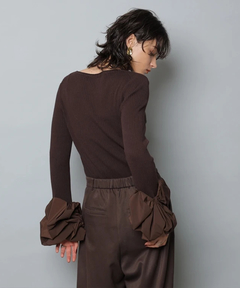 CADUNE(カデュネ) |袖バルーンニット