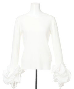 CADUNE(カデュネ) |袖バルーンニット