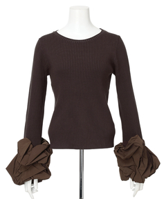 CADUNE(カデュネ) |袖バルーンニット