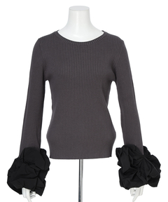 CADUNE(カデュネ) |袖バルーンニット