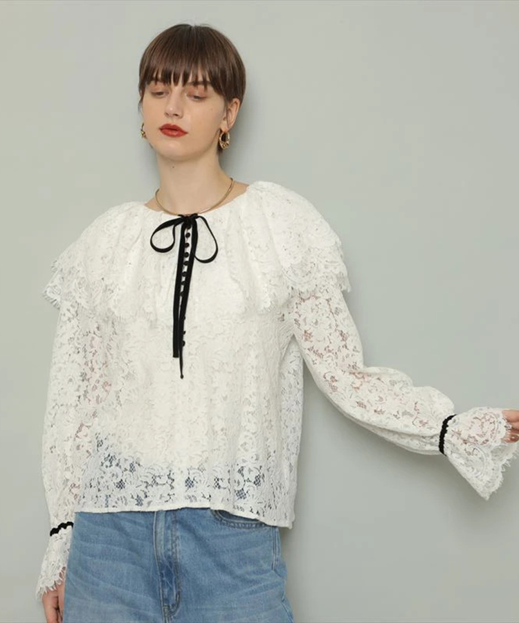 総レースブラウス | シャツ・ブラウス | CADUNE（カデュネ） │【公式