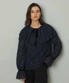 CADUNE(カデュネ) |総レースブラウス
