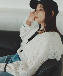 CADUNE(カデュネ) |総レースブラウス