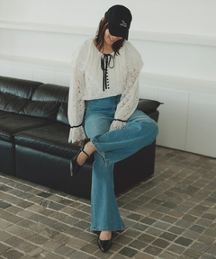 CADUNE(カデュネ) |総レースブラウス