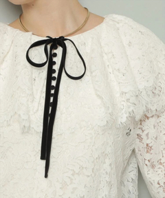 CADUNE(カデュネ) |総レースブラウス