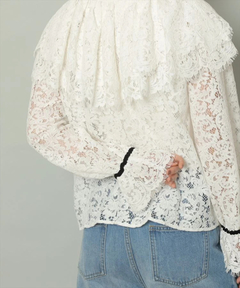 CADUNE(カデュネ) |総レースブラウス