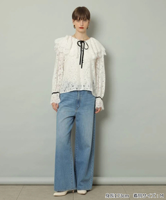 CADUNE(カデュネ) |総レースブラウス