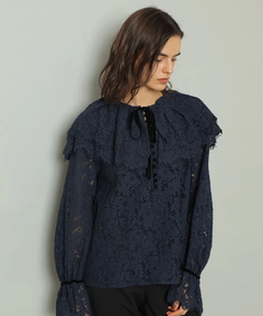 CADUNE(カデュネ) |総レースブラウス