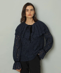 CADUNE(カデュネ) |総レースブラウス