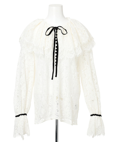 CADUNE(カデュネ) |総レースブラウス