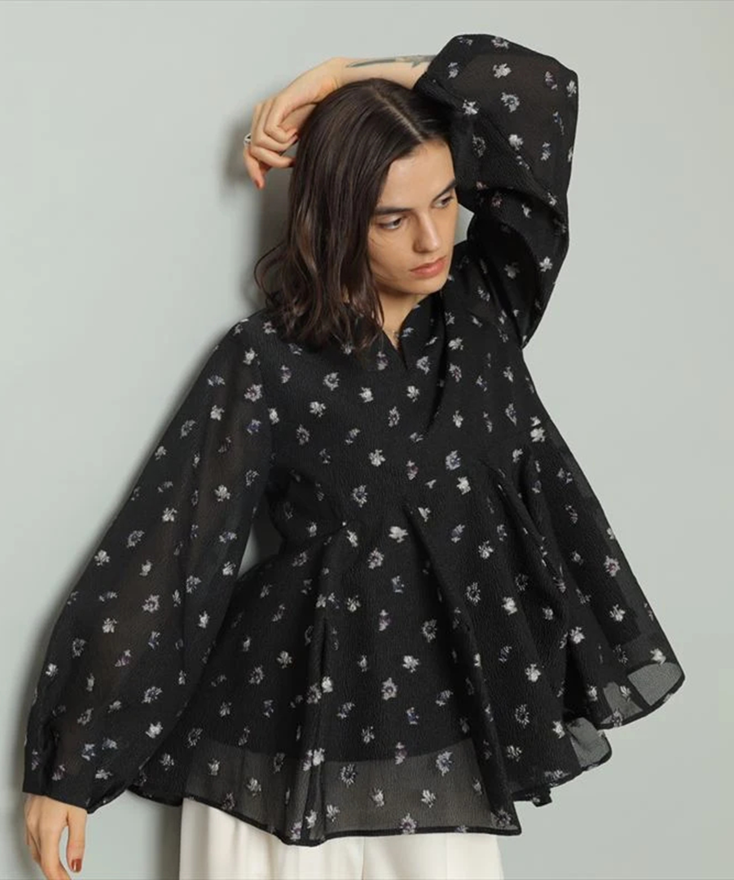 WEB LIMITED]ペプラムブラウス | シャツ・ブラウス | CADUNE（カデュネ