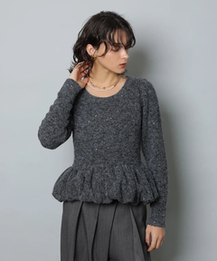 CADUNE(カデュネ) |キラキラぺプラムニット