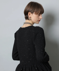 CADUNE(カデュネ) |キラキラぺプラムニット