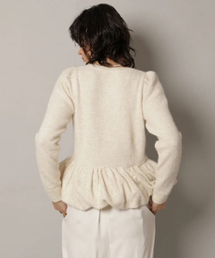 CADUNE(カデュネ) |キラキラぺプラムニット