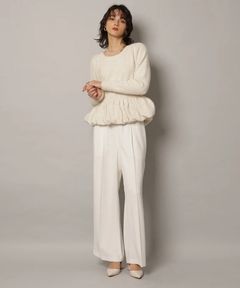 CADUNE(カデュネ) |キラキラぺプラムニット